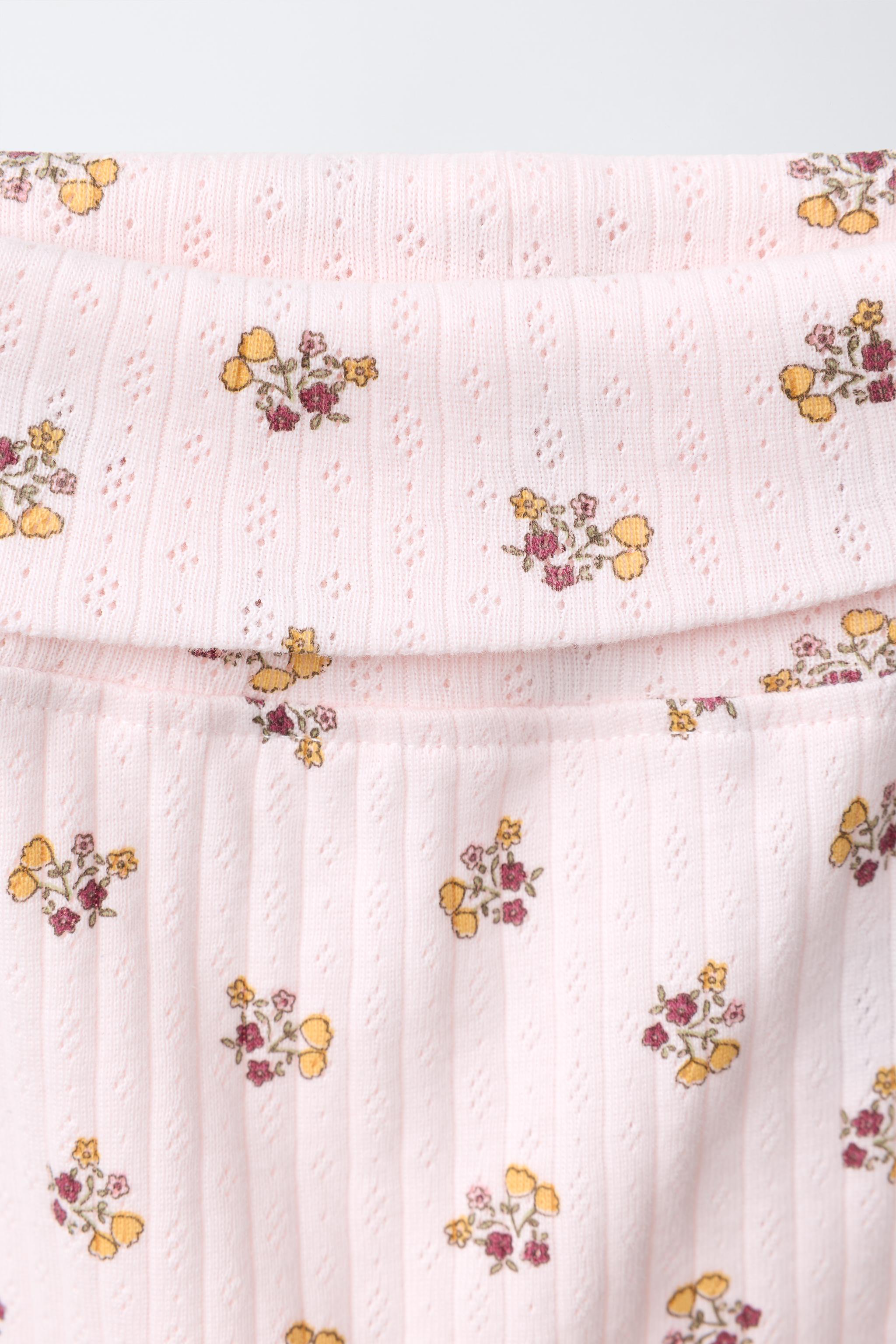 FLORAL PRINT JACKET, BODYSUIT, AND LEGGINGS SET